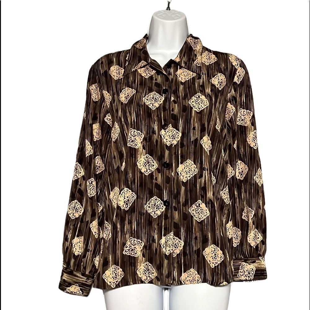 Erena.petite//vintage long sleeve blouse